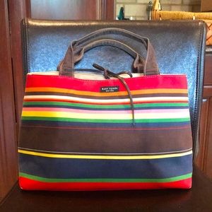 Kate Spade Striped Handbag